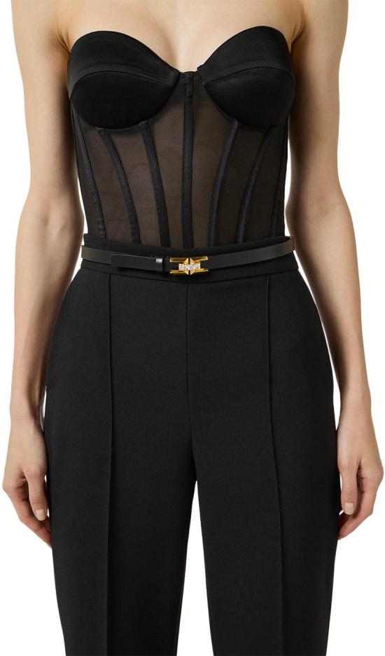 26SS 엘리자베타프랜치 벨트 CT24S62E2110 BLACK - ELISABETTA FRANCHI