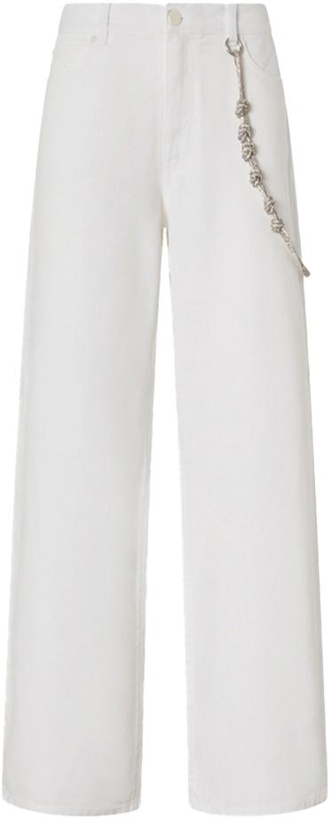 25SS 핑코 스트레이트 팬츠 104601A2DOZ04 WHITE