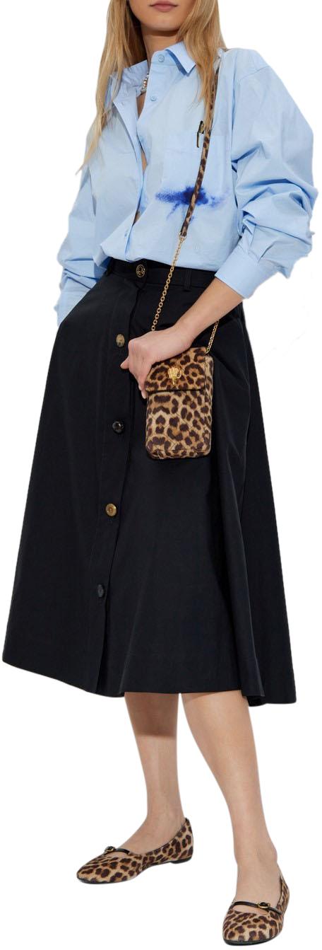 25SS 모스키노 미디 스커트 A012605310555 BLACK - MOSCHINO