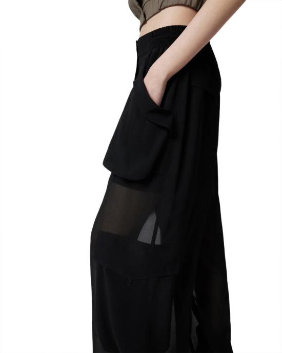 25SS 핑코 스트레이트 팬츠 104751A21FZ99 BLACK - PINKO