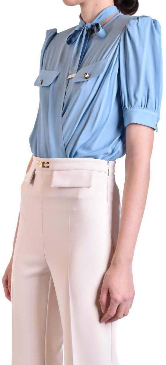  엘리자베타프랜치 탑 CB00231E2016 BLUE - ELISABETTA FRANCHI
