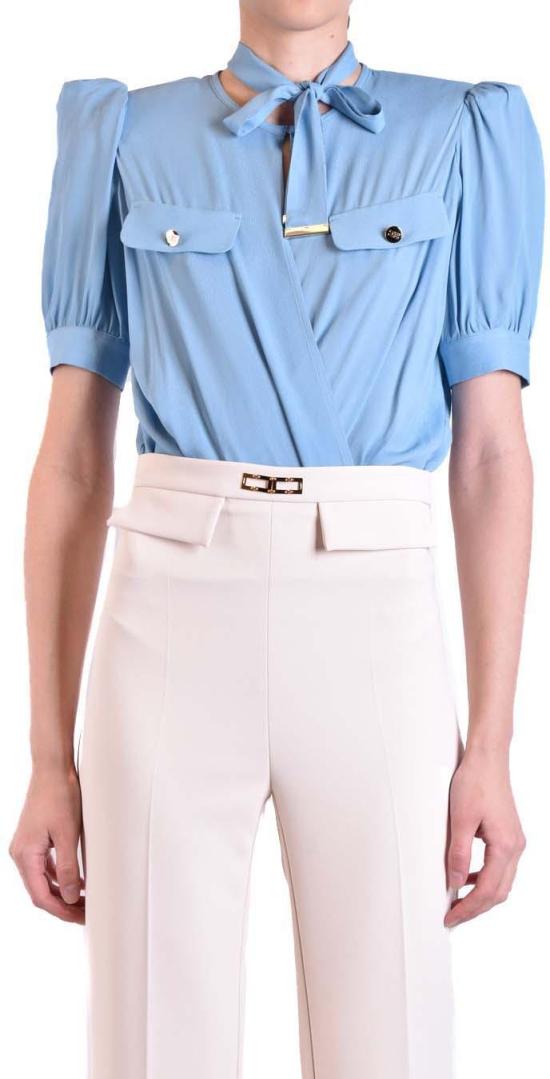  엘리자베타프랜치 탑 CB00231E2016 BLUE - ELISABETTA FRANCHI