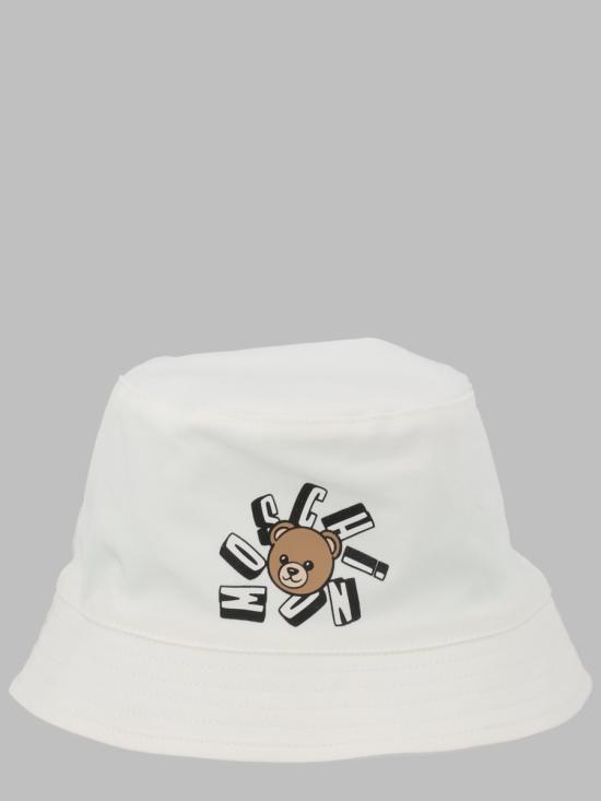 26SS [키즈] 모스키노 모자 MNX057K LPA0110101 WHITE