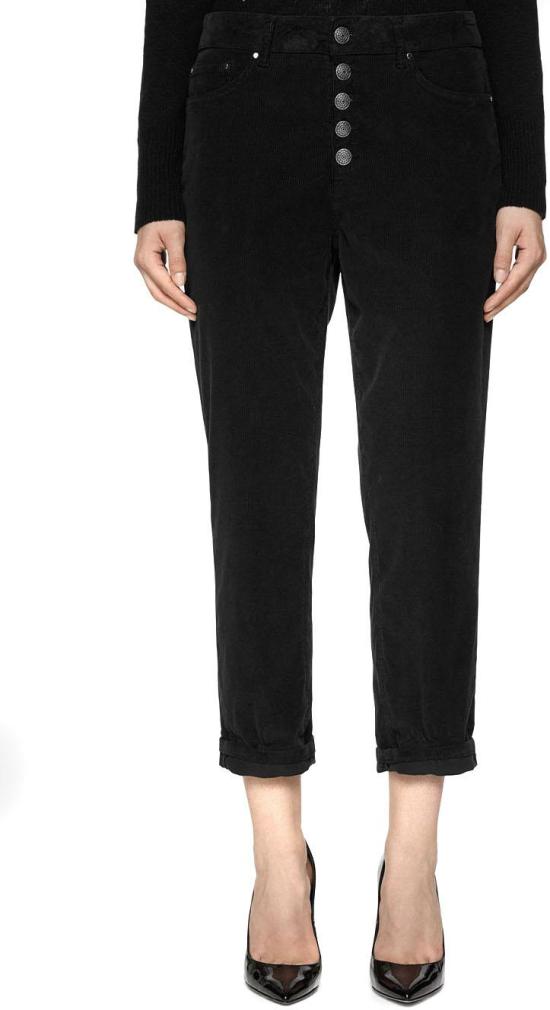  돈답 스트레이트 팬츠 DP268BVS0030DBM5999 BLACK - DONDUP