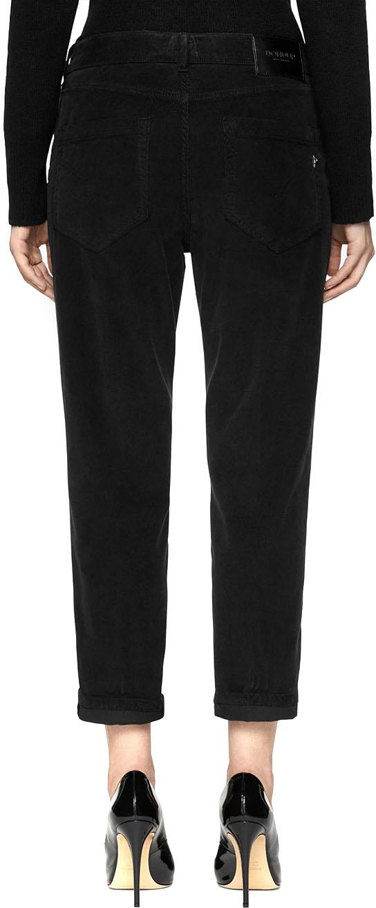 돈답 스트레이트 팬츠 DP268BVS0030DBM5999 BLACK - DONDUP