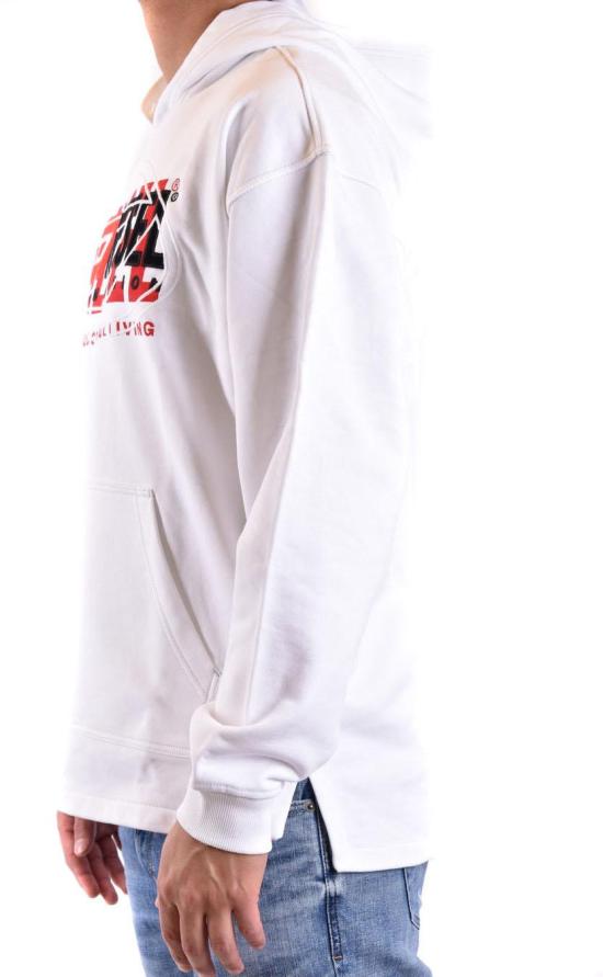  디젤 후드 티셔츠 A121530IAJH100 WHITE - DIESEL