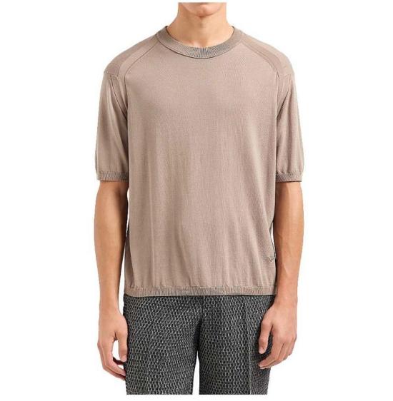 25SS 엠포리오 아르마니 스웨터 EM000672AF13907U6167 BEIGE - EMPORIO ARMANI