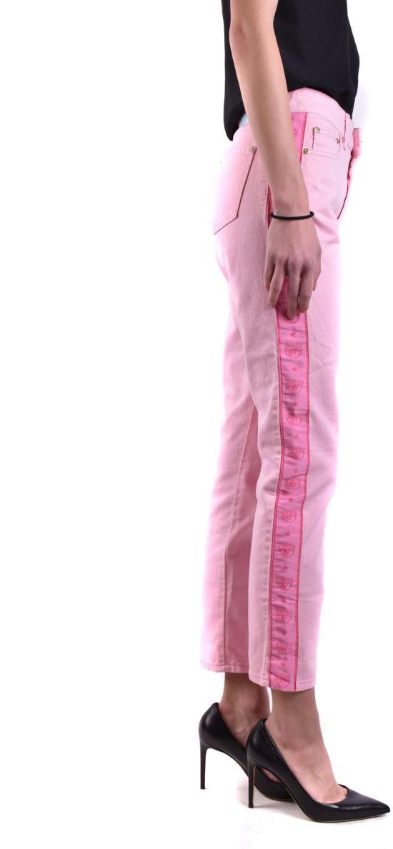  키아라 페라그니 스트레이트 팬츠 72CBB5R6505 PINK - CHIARA FERRAGNI
