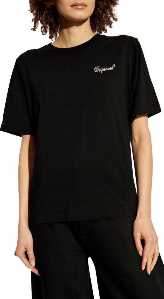 25SS 디스퀘어드2 반팔 티셔츠 S75GD0452D20020900 BLACK - DSQUARED2