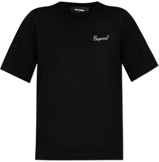 25SS 디스퀘어드2 반팔 티셔츠 S75GD0452D20020900 BLACK