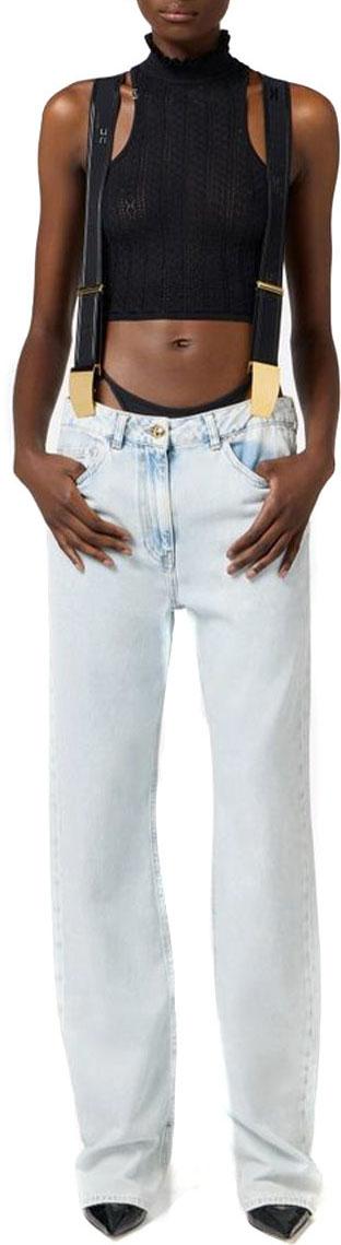 25SS 엘리자베타프랜치 데님 팬츠 PJ97I52E2192 BLUE - ELISABETTA FRANCHI