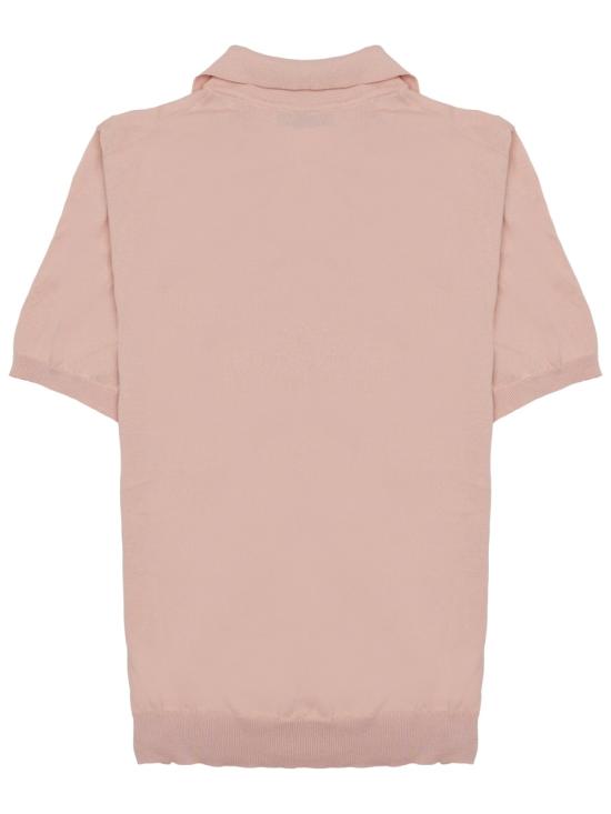 26FW 루이지 젠틸레 폴로 티셔츠 LG1356 48ROSA PINK - LUIGI GENTILE