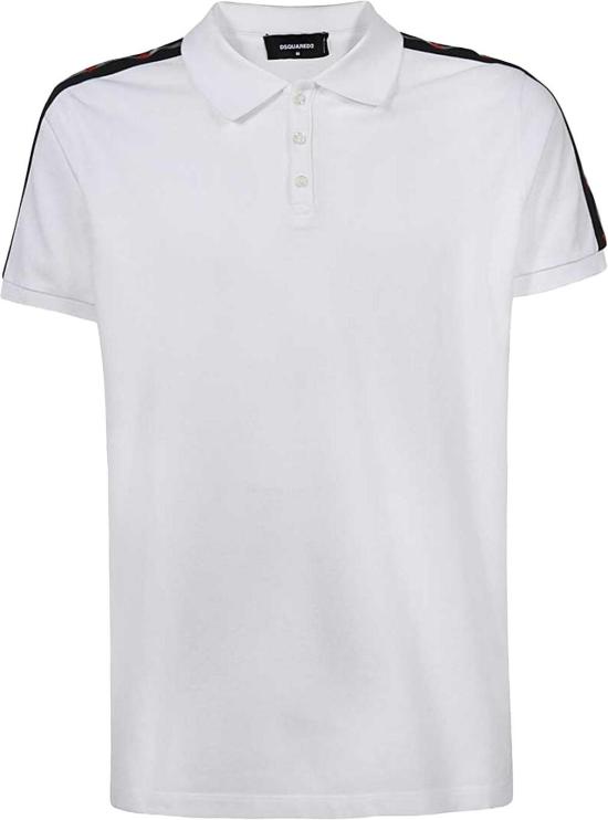  디스퀘어드2 폴로 티셔츠 S74GL0050100 WHITE