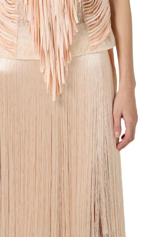 26SS 엘리자베타프랜치 미디 스커트 GO19663E2EA1 BEIGE - ELISABETTA FRANCHI