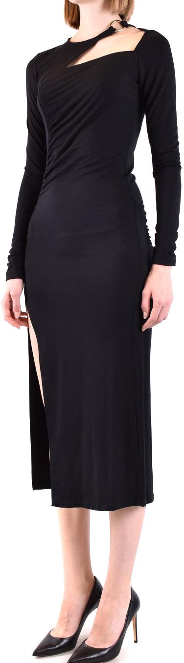  돈답 롱 원피스 DA364JS0282DGR6DD999 BLACK - DONDUP