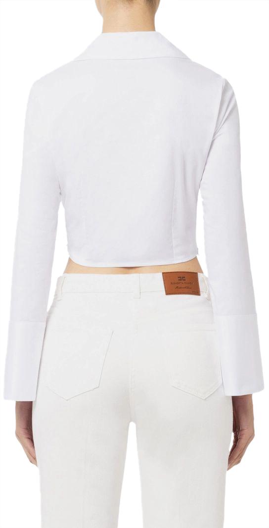 25SS 엘리자베타프랜치 셔츠 CA07851E2100 WHITE - ELISABETTA FRANCHI