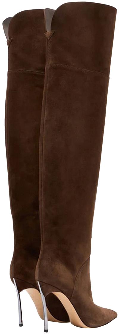 25FW 카사데이 부츠 1T076A100MC18322403 BROWN - CASADEI