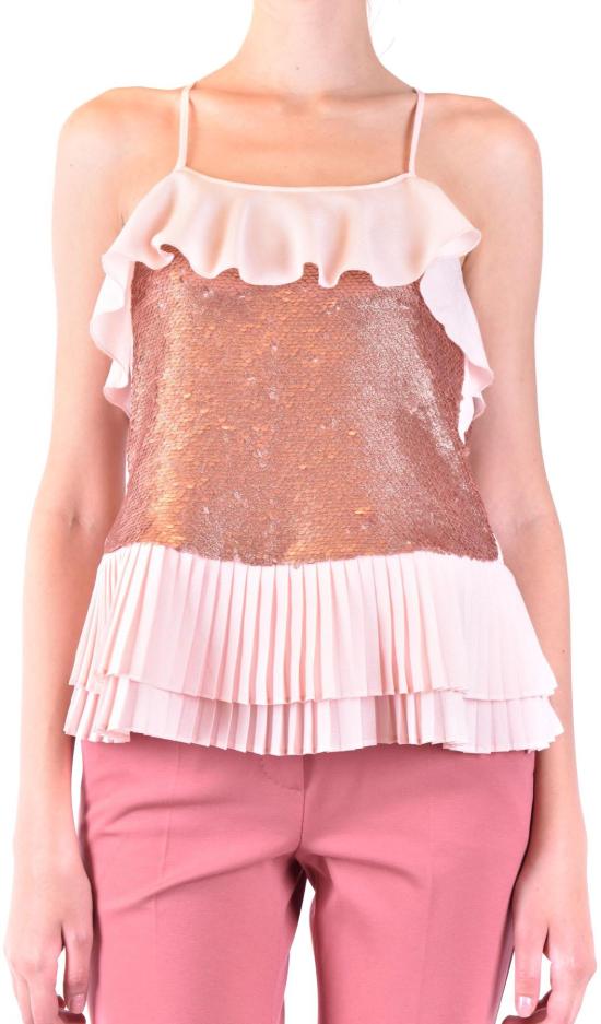  파트리지아페페 민소매 티셔츠 8C0201A3CNM316 PINK
