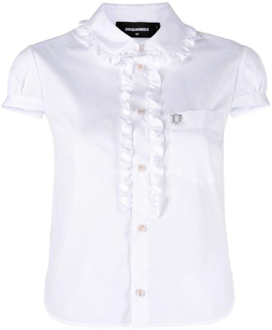  디스퀘어드2 블라우스 S75DL0874S36275100 WHITE