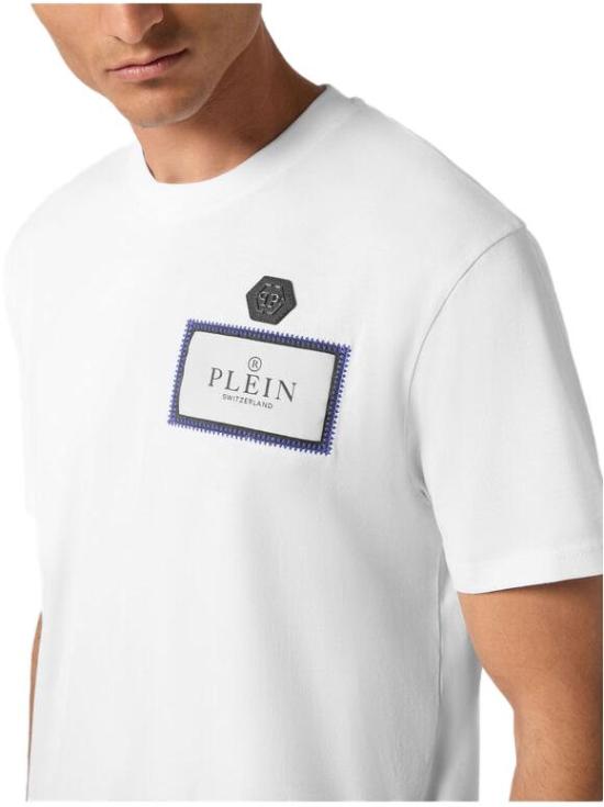  필립 플레인 반팔 티셔츠 SAECMTK8133PJY002N01 WHITE - PHILIPP PLEIN