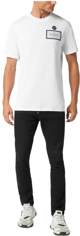  필립 플레인 반팔 티셔츠 SAECMTK8133PJY002N01 WHITE - PHILIPP PLEIN
