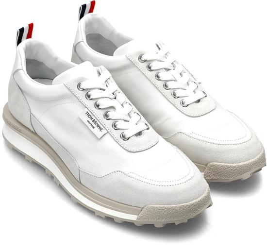  톰브라운 테크 나일론 알룸나이 트레이너 MFD271BF0488107 WHITE - THOM BROWNE