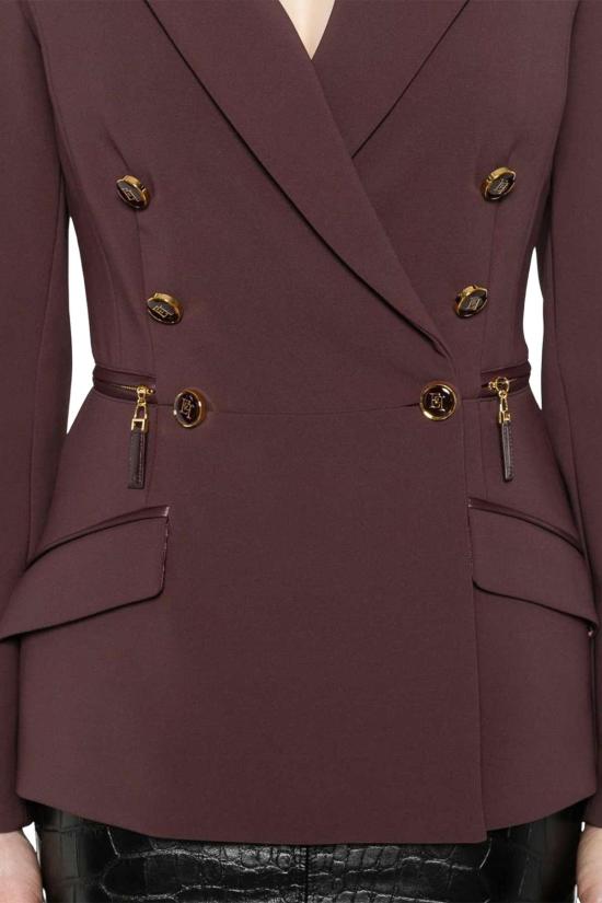 25FW 엘리자베타프랜치 코트 GI17256E2V690 MAROON - ELISABETTA FRANCHI