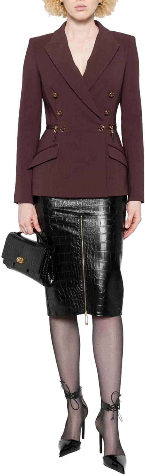 25FW 엘리자베타프랜치 코트 GI17256E2V690 MAROON - ELISABETTA FRANCHI