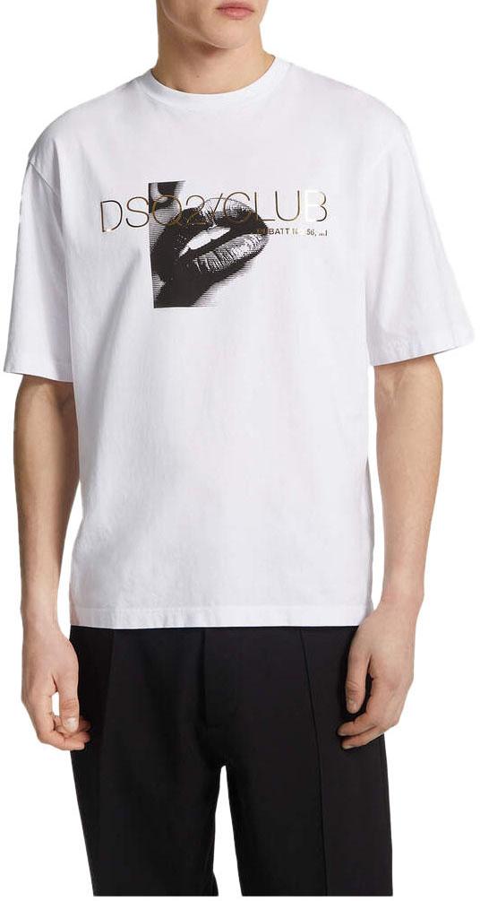 25FW 디스퀘어드2 반팔 티셔츠 S71GD1588D20020100 WHITE - DSQUARED2