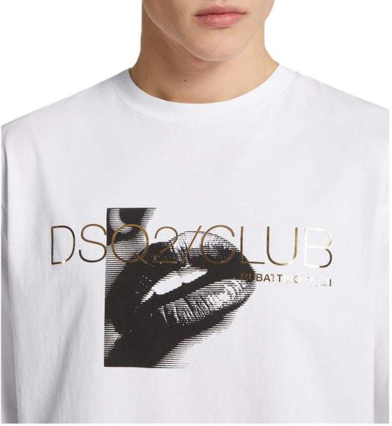 25FW 디스퀘어드2 반팔 티셔츠 S71GD1588D20020100 WHITE - DSQUARED2