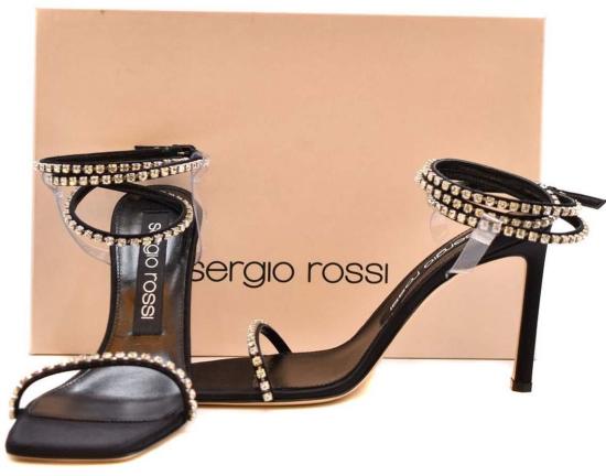  세르지오로시 샌들 B00240MFN3711498 BLACK - SERGIO ROSSI