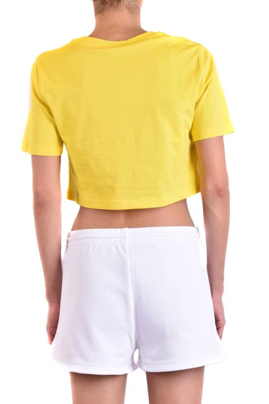  모스키노 반팔 티셔츠 A07055412027 YELLOW - MOSCHINO