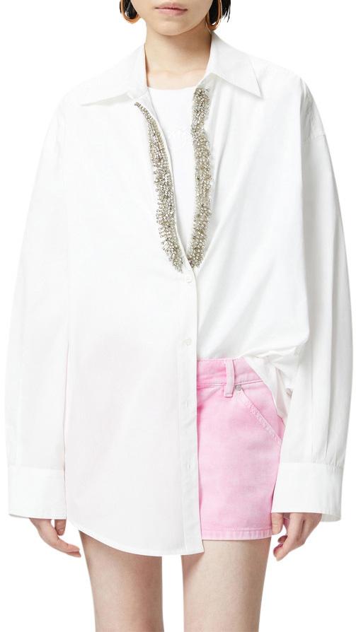 25SS 핑코 탑 104708A2EUZ04 WHITE - PINKO