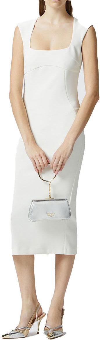 핑코 미디 원피스 103960A20AZ10 WHITE - PINKO