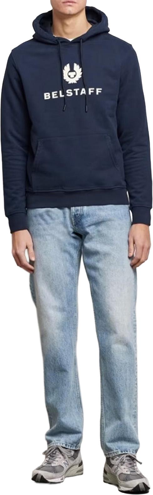 25SS 벨스타프 후드 티셔츠 104140DKINKM BLUE - BELSTAFF