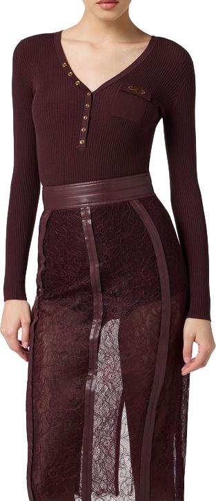 25FW 엘리자베타프랜치 스웨터 MK12B56E2EA4 RED - ELISABETTA FRANCHI