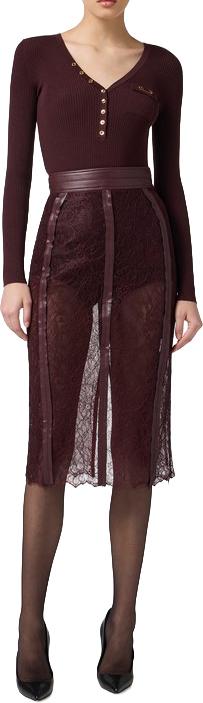 25FW 엘리자베타프랜치 스웨터 MK12B56E2EA4 RED - ELISABETTA FRANCHI
