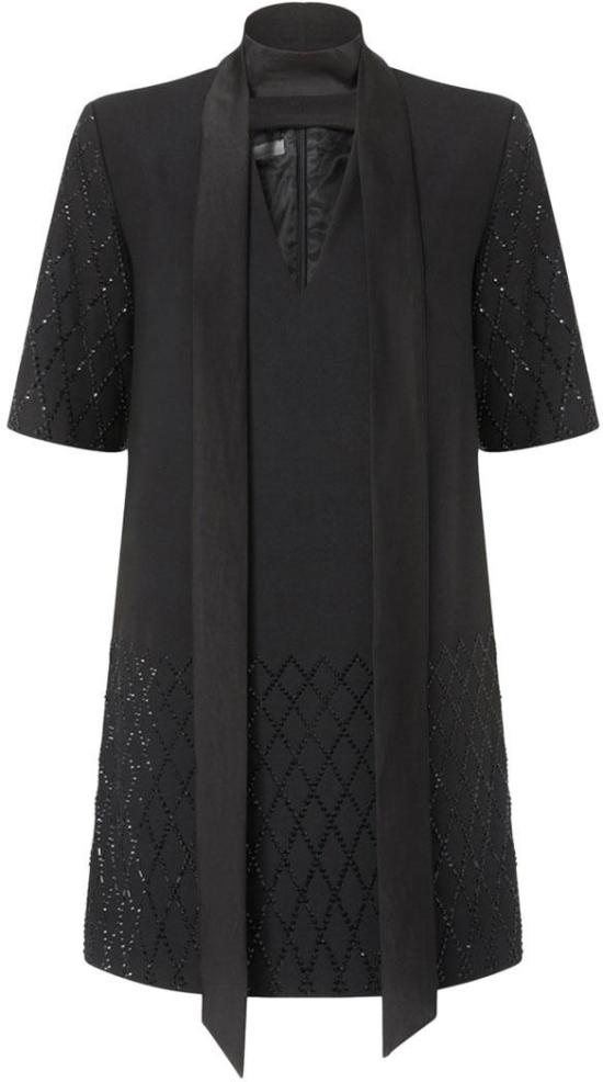 25FW 핑코 미디 원피스 105523A2POZ99 BLACK