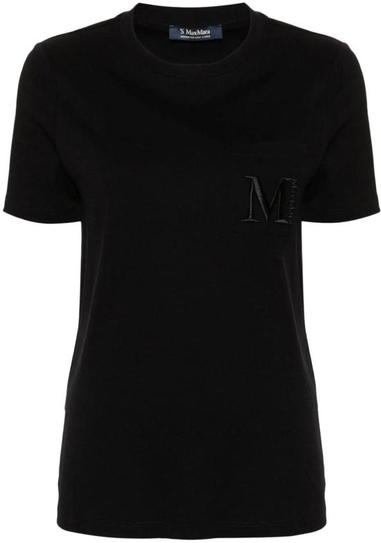 25SS 막스마라 반팔 티셔츠 2429976011600005 BLACK