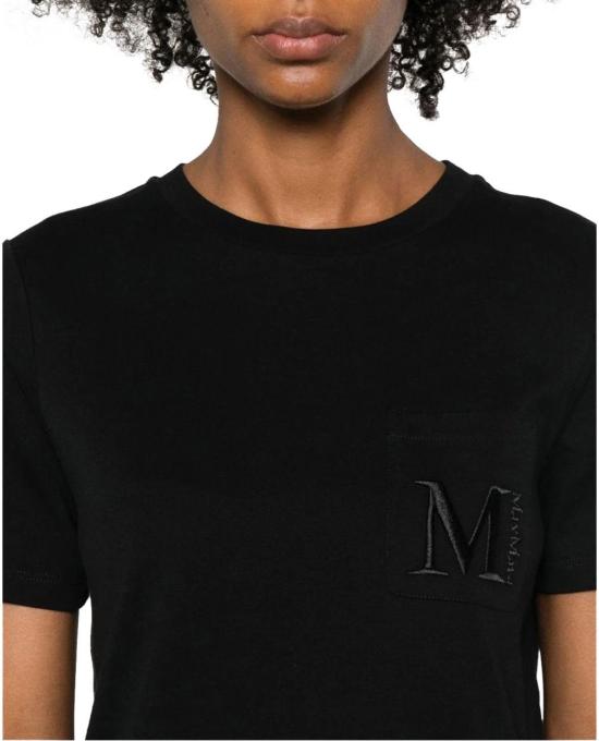 25SS 막스마라 반팔 티셔츠 2429976011600005 BLACK - MAX MARA