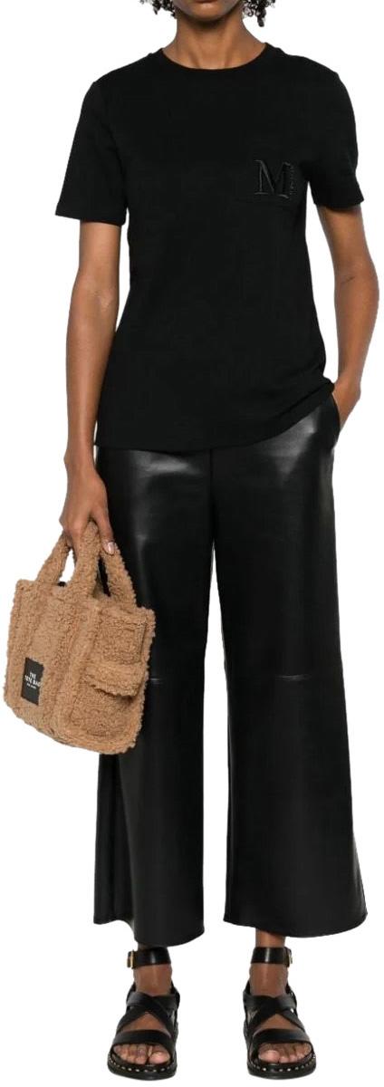 25SS 막스마라 반팔 티셔츠 2429976011600005 BLACK - MAX MARA