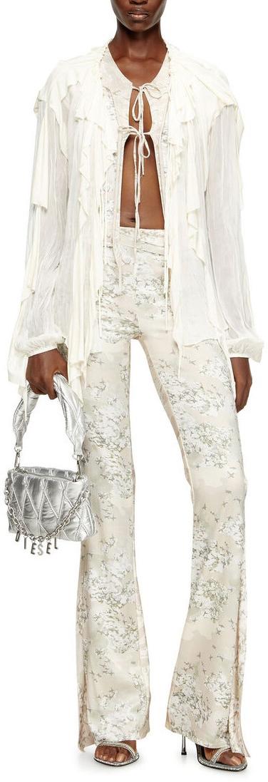 25FW 디젤 탑 A185630KIBL1AM WHITE - DIESEL