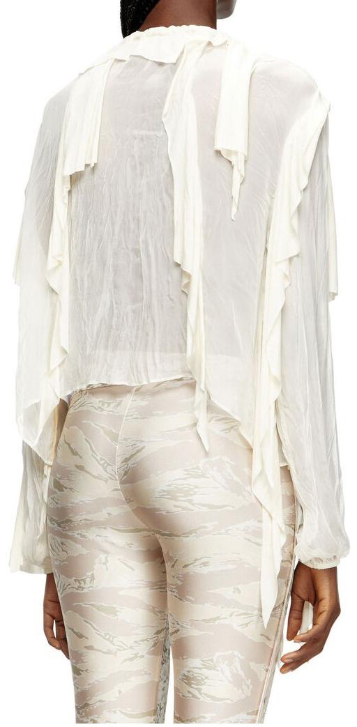 25FW 디젤 탑 A185630KIBL1AM WHITE - DIESEL