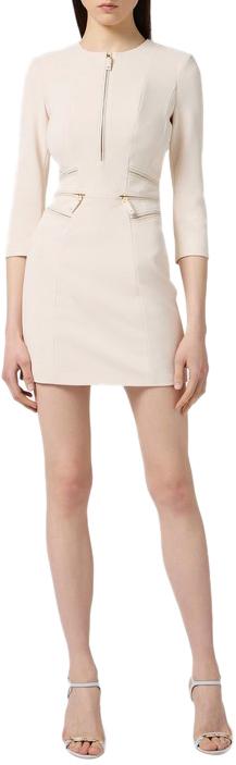 25FW 엘리자베타프랜치 숏 원피스 AB82356E2DZ9 WHITE - ELISABETTA FRANCHI