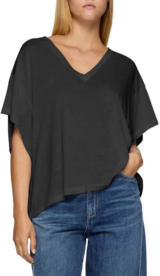 26SS 돈답 탑 DS069JF0349DXXX999 BLACK - DONDUP