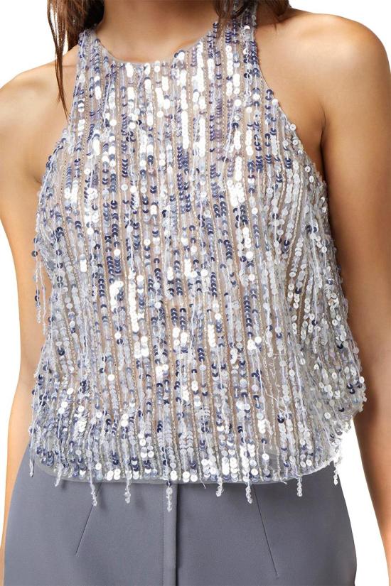  엘리자베타프랜치 민소매 티셔츠 CN00742E2346 SILVER - ELISABETTA FRANCHI