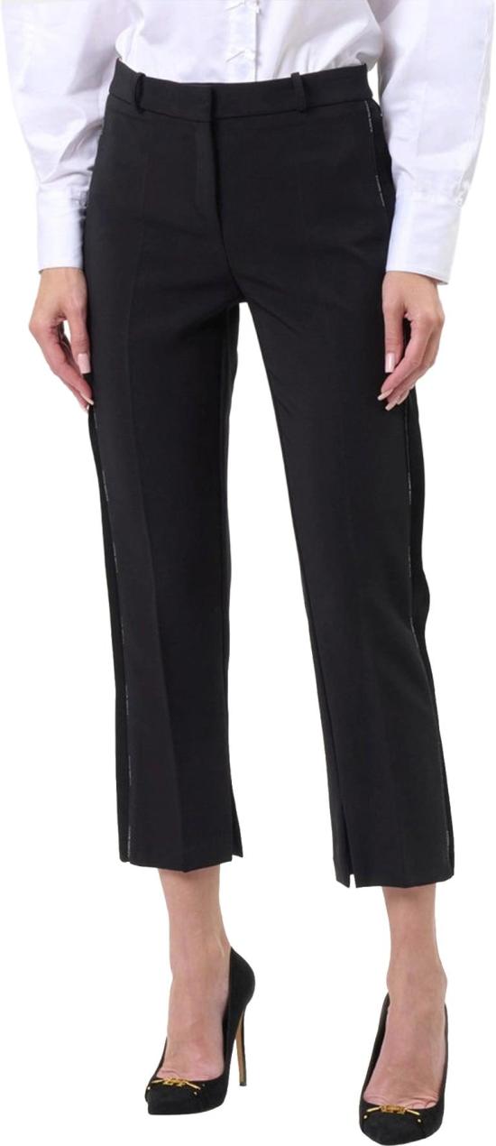 25FW 엘리자베타프랜치 스트레이트 팬츠 PA08856E2V340 BLACK - ELISABETTA FRANCHI