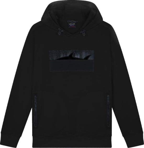 폴앤샤크 후드 티셔츠 35097 BLACK