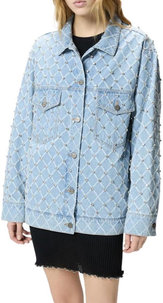 26SS 핑코 데님 셔츠 106246A32NPJE BLUE - PINKO