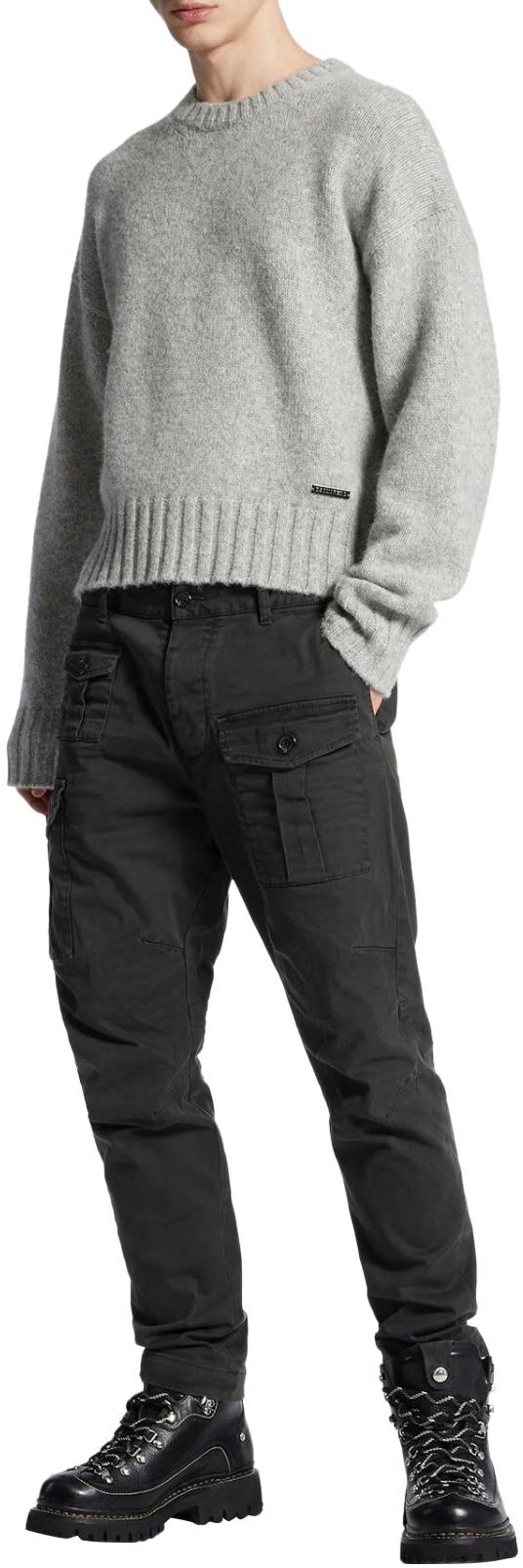 25FW 디스퀘어드2 스트레이트 팬츠 S74KB0818S39021900 BLACK - DSQUARED2